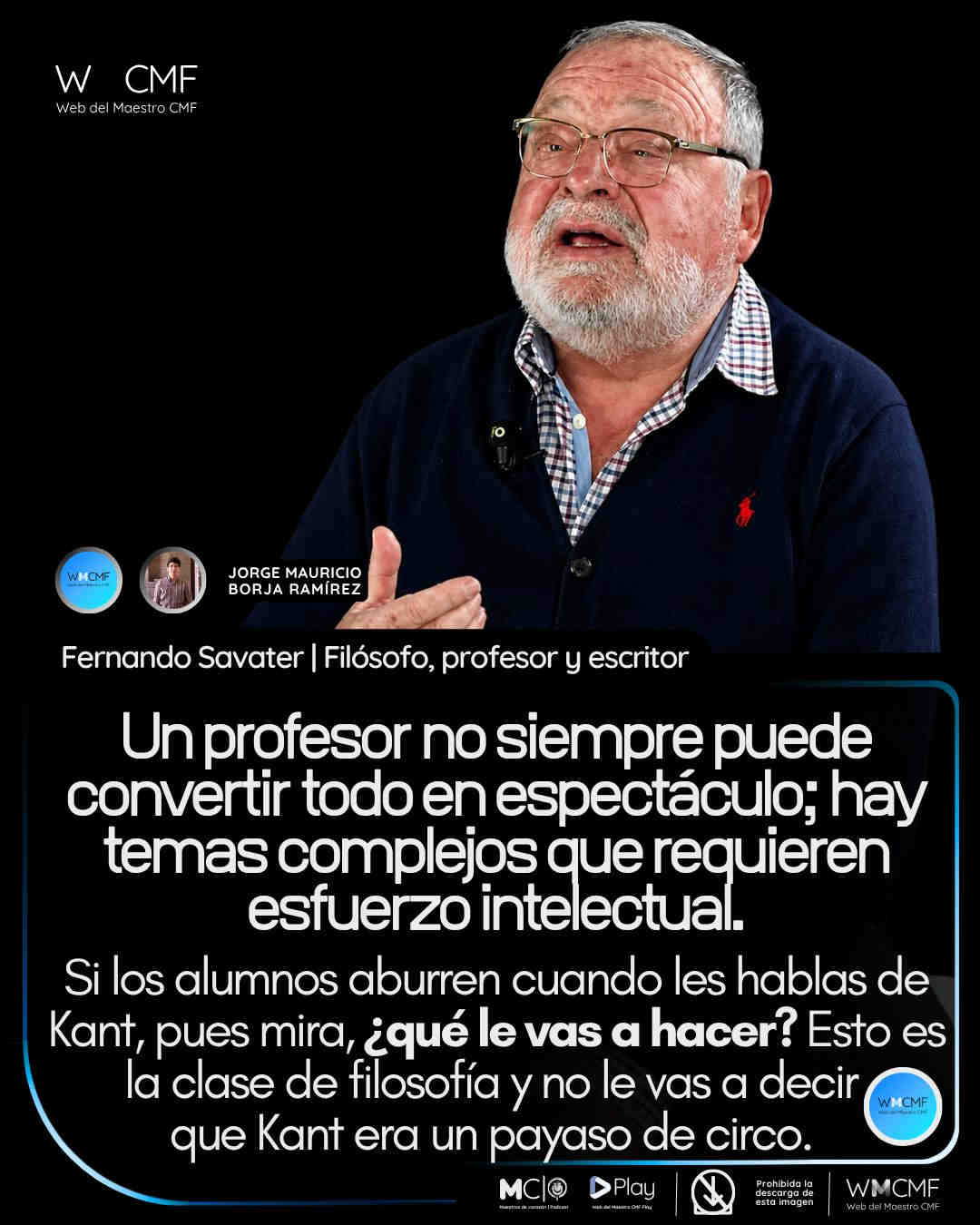 La docencia no es un espectáculo